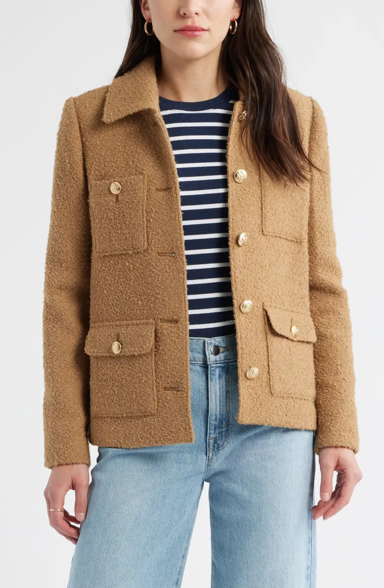 Caslon® Bouclé Jacket | Nordstrom | Nordstrom