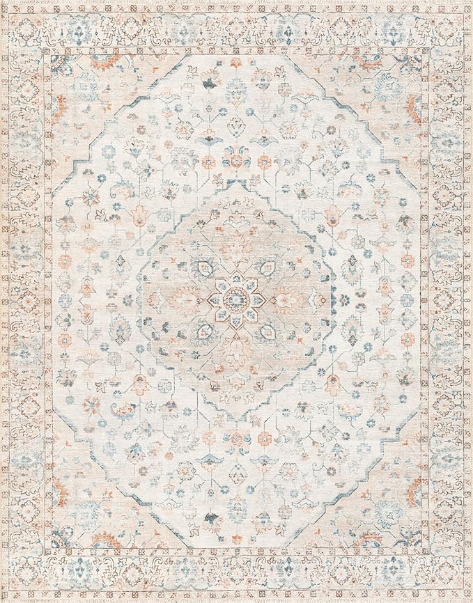 Machine Washable 10' x 13' Non-Slip Extra Large Area Rug for Living Room, Bedroom, Dining Room - ... | Amazon (US)