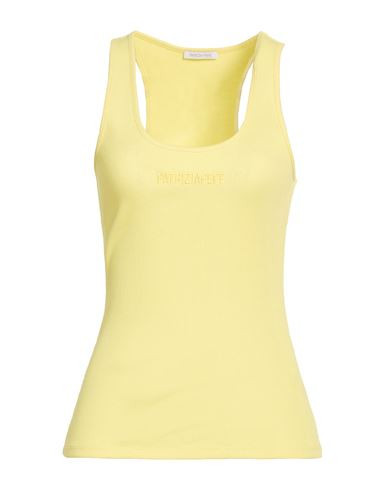 Patrizia Pepe Woman Tank top Yellow Size 2 Cotton | YOOX (US)