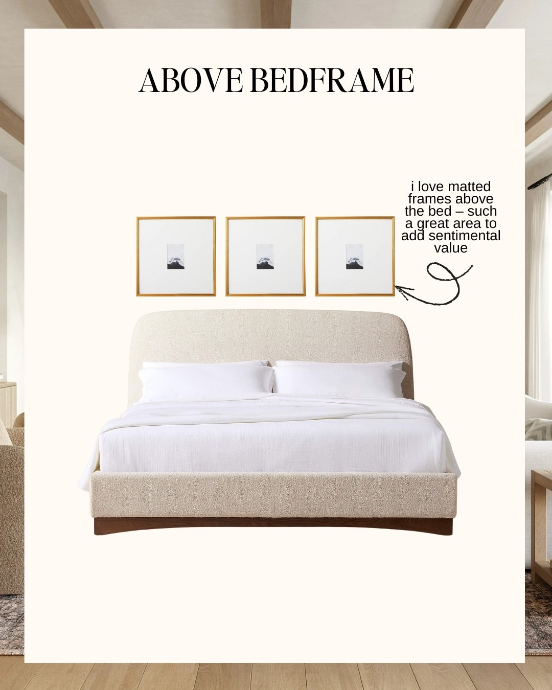 How to style your spaces like a designer 🤍
It’s not about filling every surface — it’s about intentional layering, scale, and lighting.

A few designer rules I swear by:
• Add height to flat surfaces (books, lamps, framed art)
• Layer textures + materials for depth
• Use lighting everywhere — lamps included
• Florals instantly soften and finish a space
• Candles = cozy, always

These are the same principles I use whether I’m styling a bed, entryway, coffee table, or dresser — once you learn them, you can apply them anywhere ✨