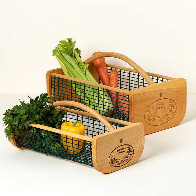 Gardener's Harvest Basket | Basket For Vegetables | UncommonGoods