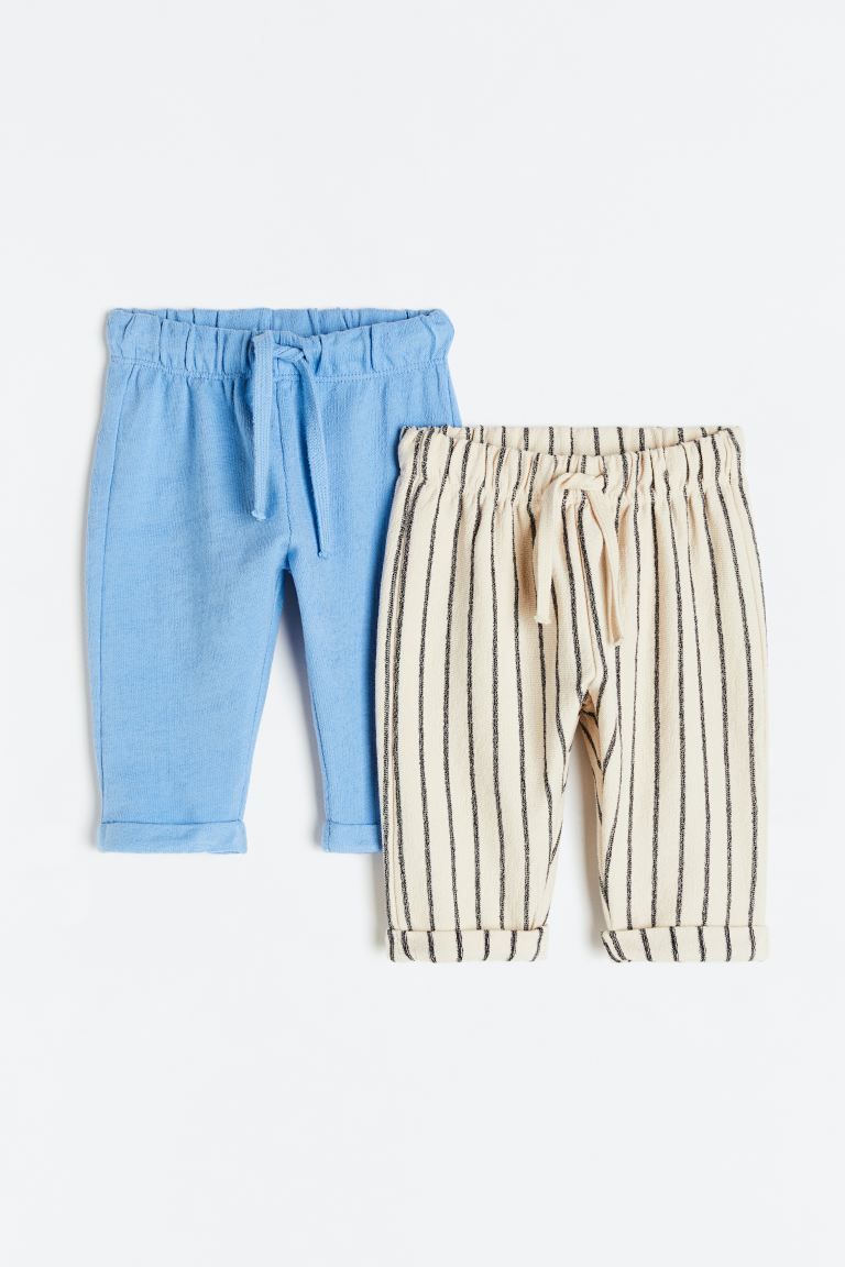 2-pack cotton joggers | H&M (UK, MY, IN, SG, PH, TW, HK)