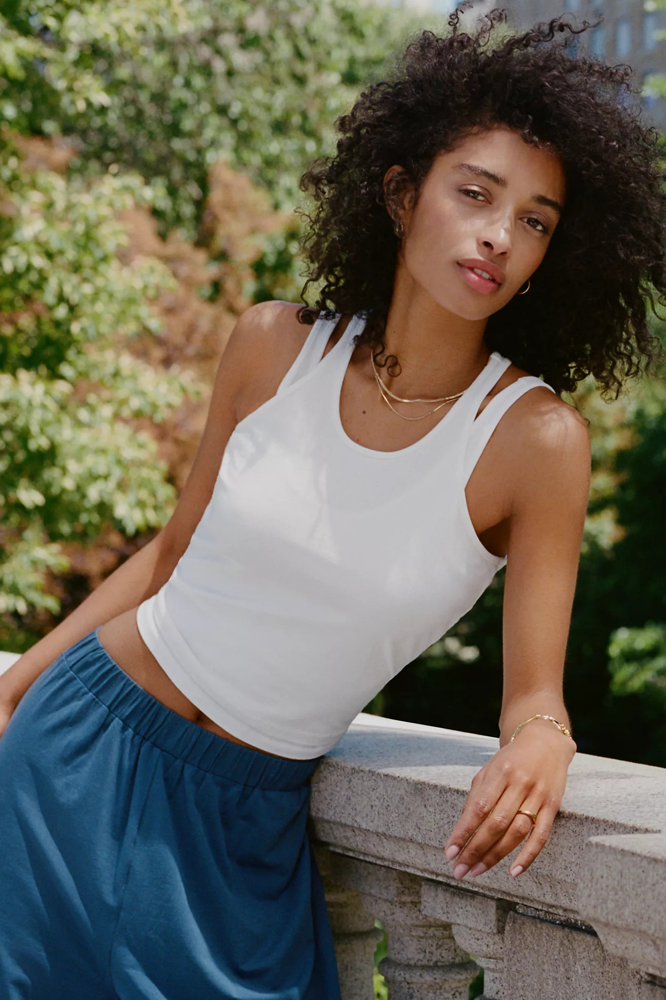 Pilcro Double Layer Tank | Anthropologie (US)