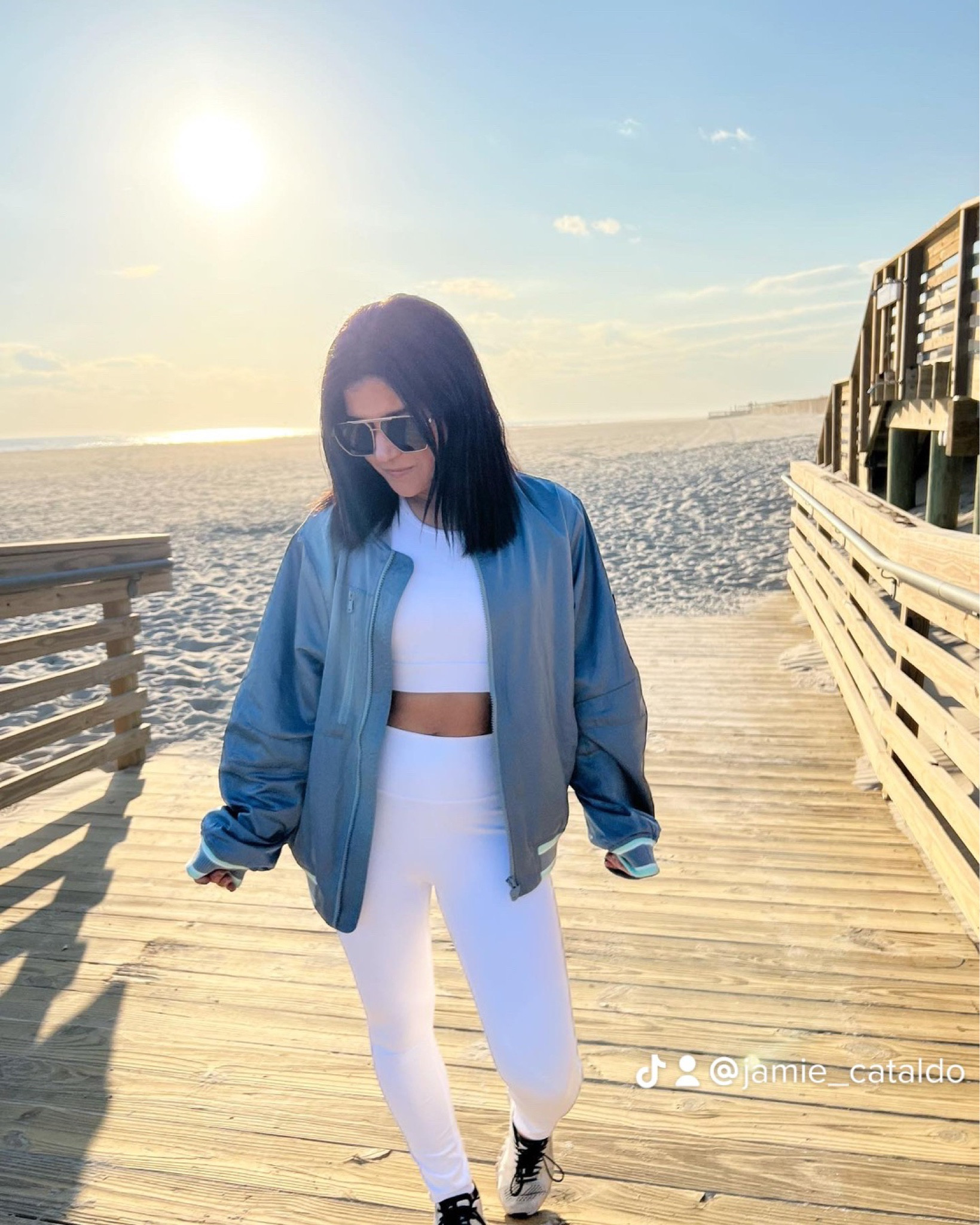 Fabletics bomber and set - wearing size XS in the bomber jacket and sports bra, leggings in a size small

Activewear, athleisure, matching set 

#LTKunder100 #LTKFind #LTKfit