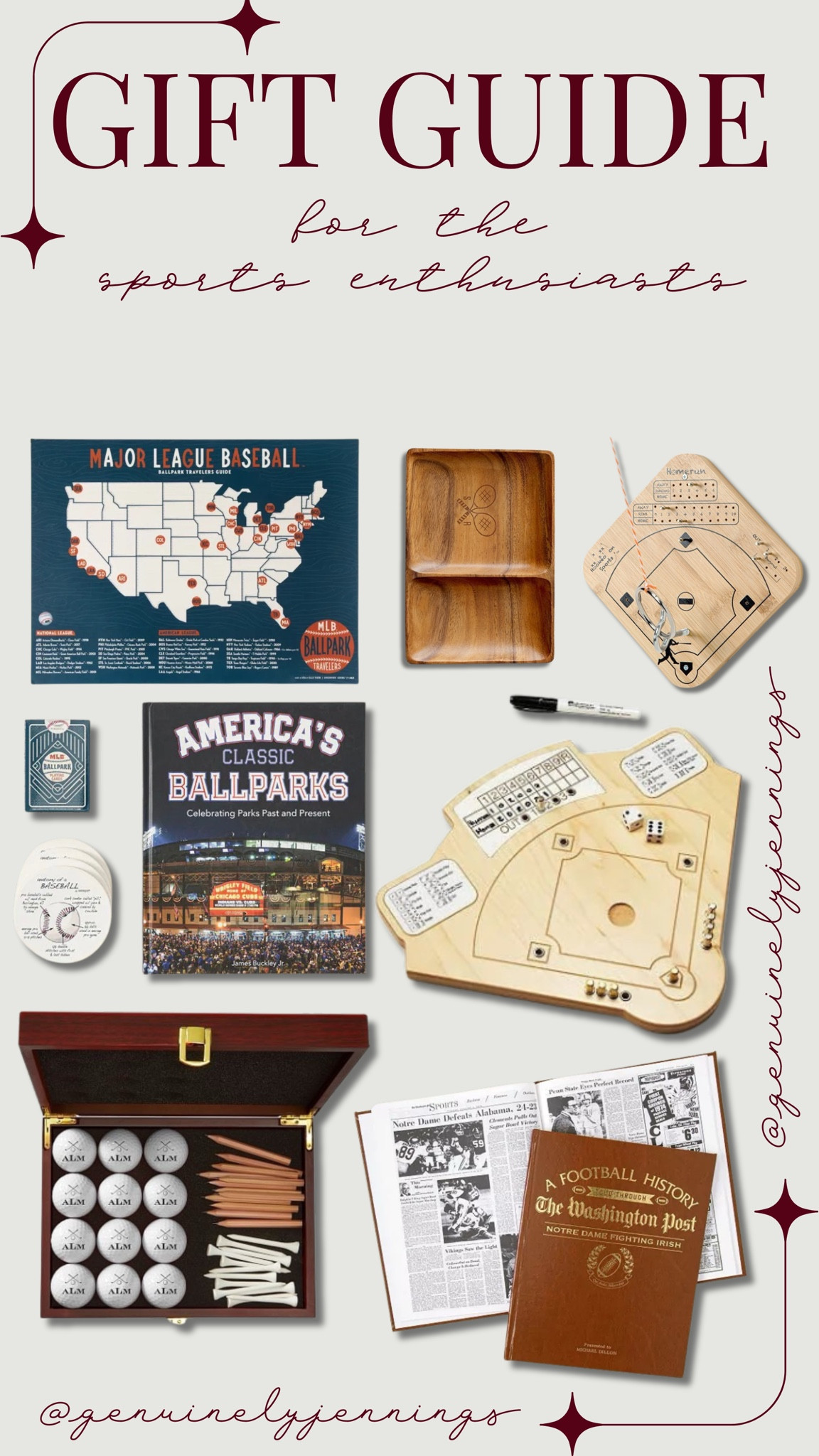 Gift Guide: Gift Ideas for the Sports Enthusiasts! ⚾️ 

#LTKFindsUnder100 #LTKCyberWeek #LTKGiftGuide