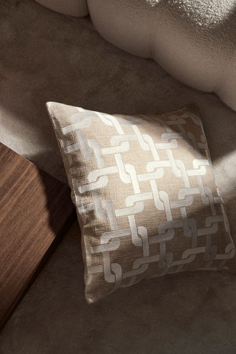 Linen-blend Cushion Cover | H&M (US + CA)