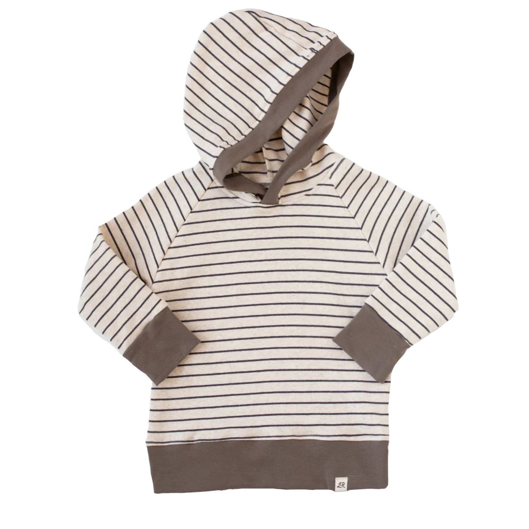 Elm Stripe Rib Hoodie | Little Road Co.