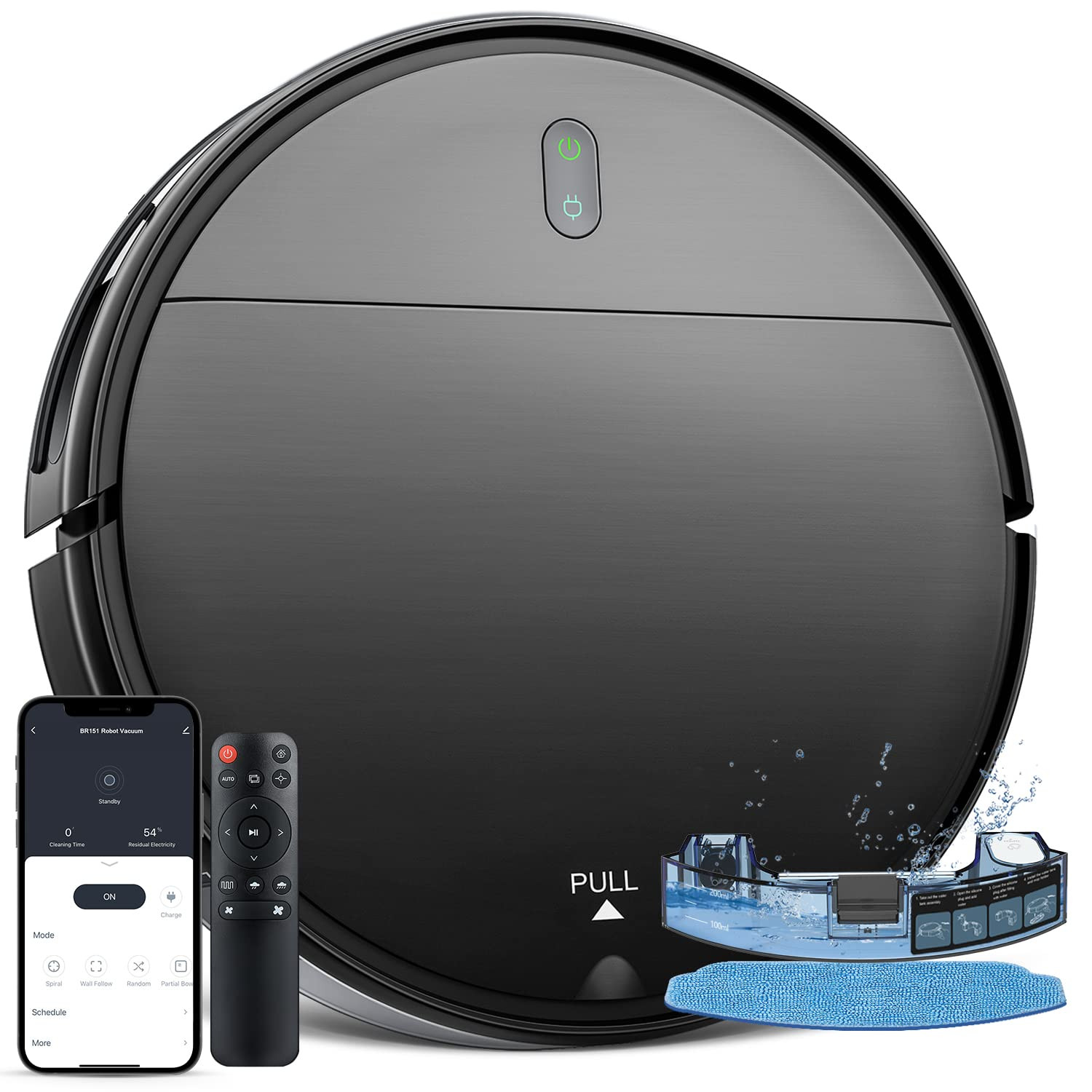 MAMNV Robot Vacuum and Mop Combo, WiFi/App/Alexa, Robotic Vacuum Cleaner with Schedule, 2 in 1 Mo... | Amazon (US)