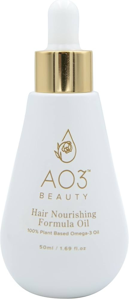 AO3 Beauty Hair Oil for Dry Damaged Hair and Growth, Omega 3 Nourishing Formula Hair Oils for Hai... | Amazon (US)