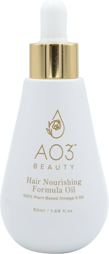 AO3 Beauty Hair Oil for Dry Damaged Hair and Growth, Omega 3 Nourishing Formula Hair Oils for Hai... | Amazon (US)