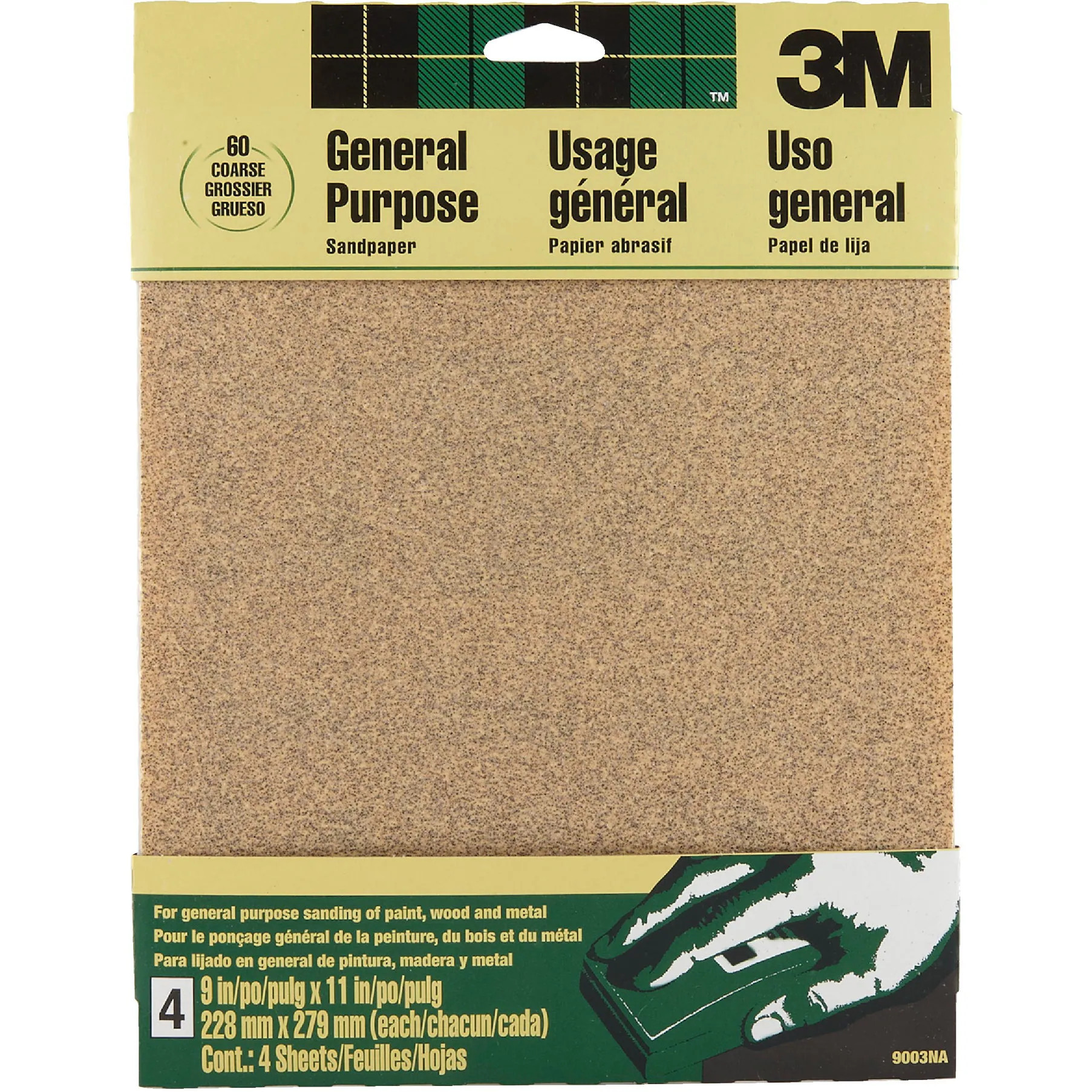 3M Garnet Coarse Sandpaper Sheet 9 x 11 | 9038NA | Lowe's