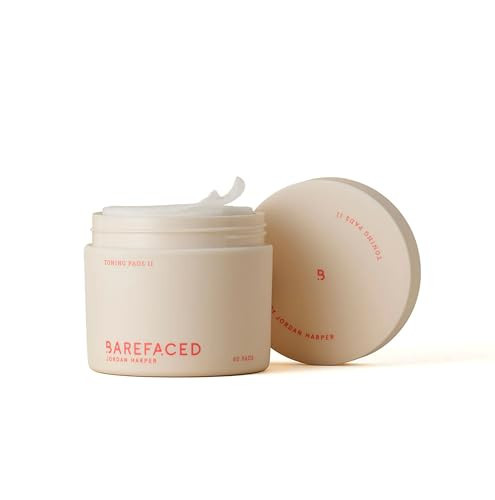 Barefaced Toning Pads II (60 Count) Exfoliating and Resurfacing Face Pads w/ 5% Glycolic Acid & Salicylic Acid, Helps with Brightening & Cleansing Skin, Clears Pores, Reduces Fine Lines and Wrinkles | Amazon (US)