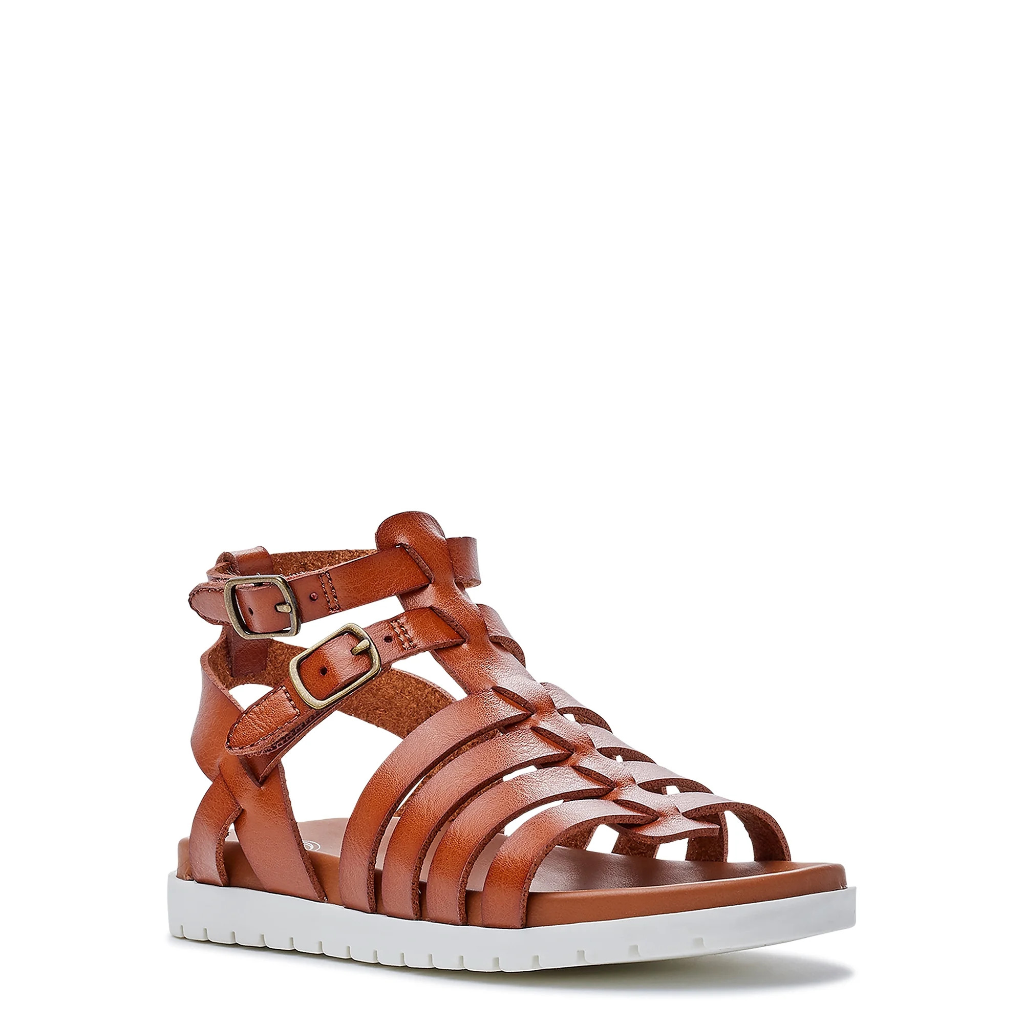 Wonder Nation Toddler Girls Gladiator Sandals, Sizes 7-12 | Walmart (US)