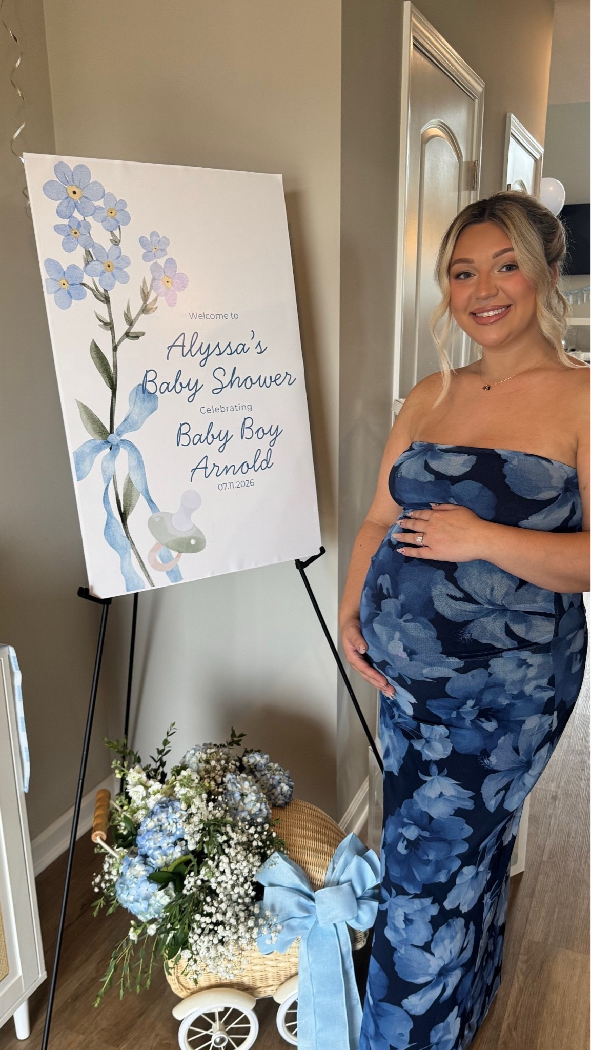 Baby shower dress for baby boy! Wearing a size 10 - could have done an 8. Very stretchy!

#LTKSaleAlert #LTKBump #LTKBaby