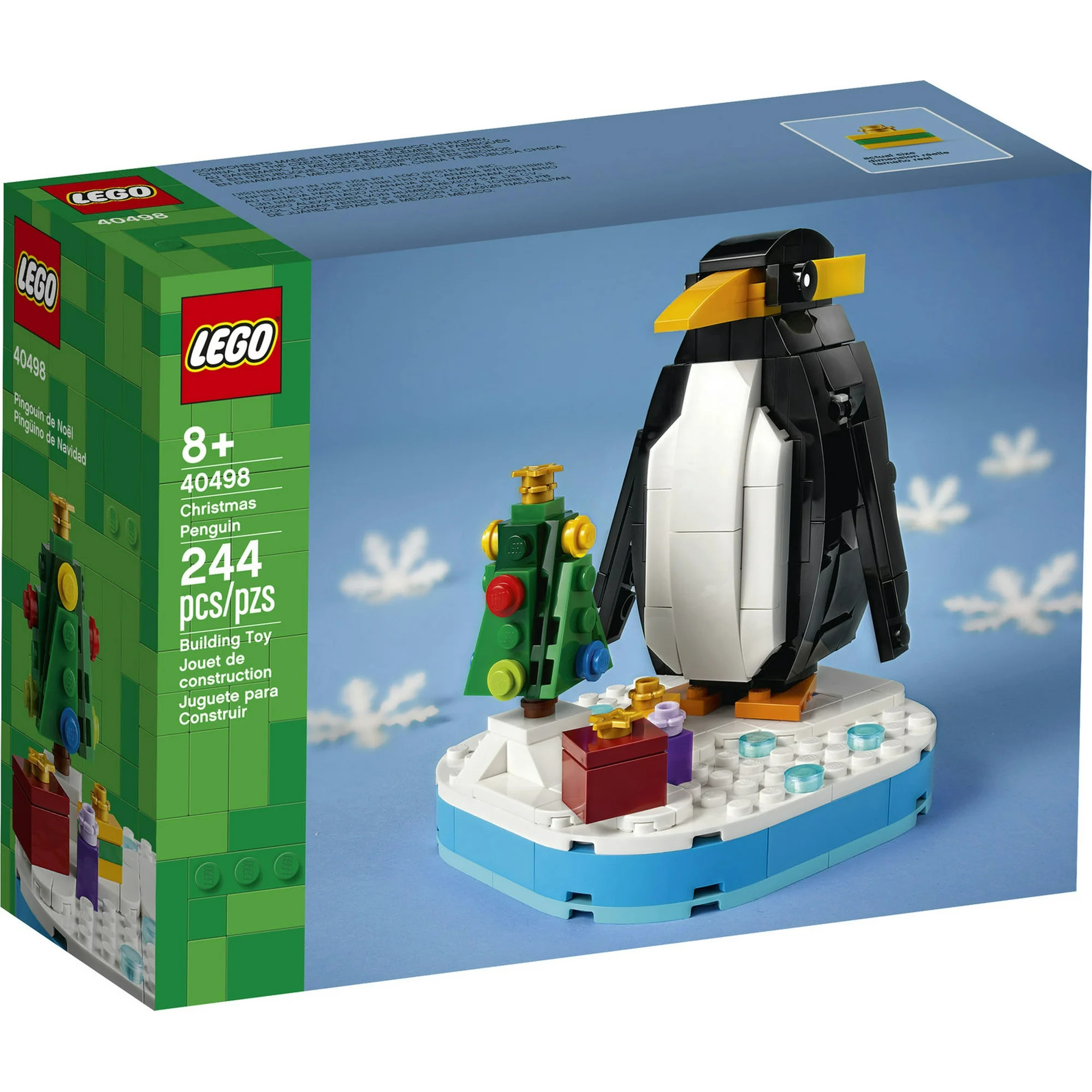 LEGO Christmas Penguin Building Toy 40498 (244 pieces) - Walmart.com | Walmart (US)