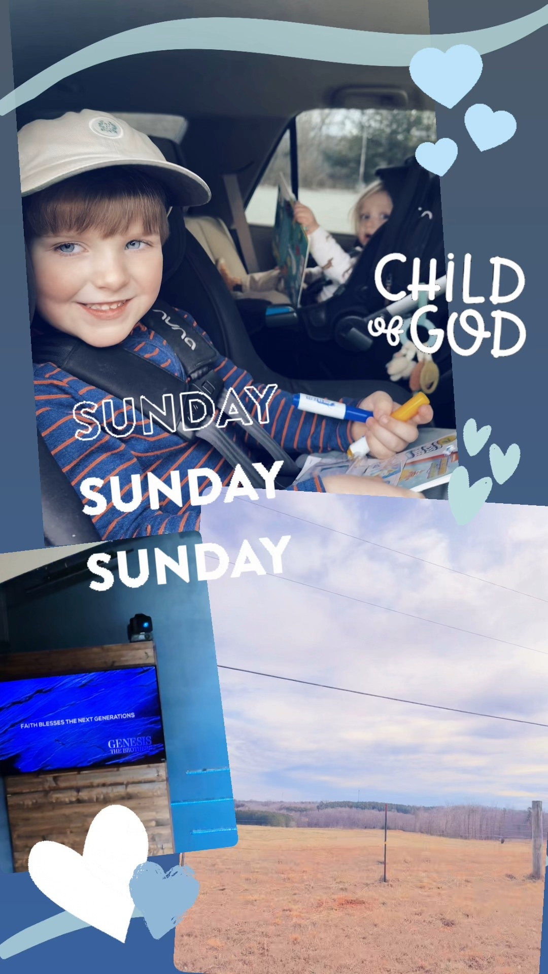  Church service and friends coming over the lunch on the farm - these are the days 🤍🤍