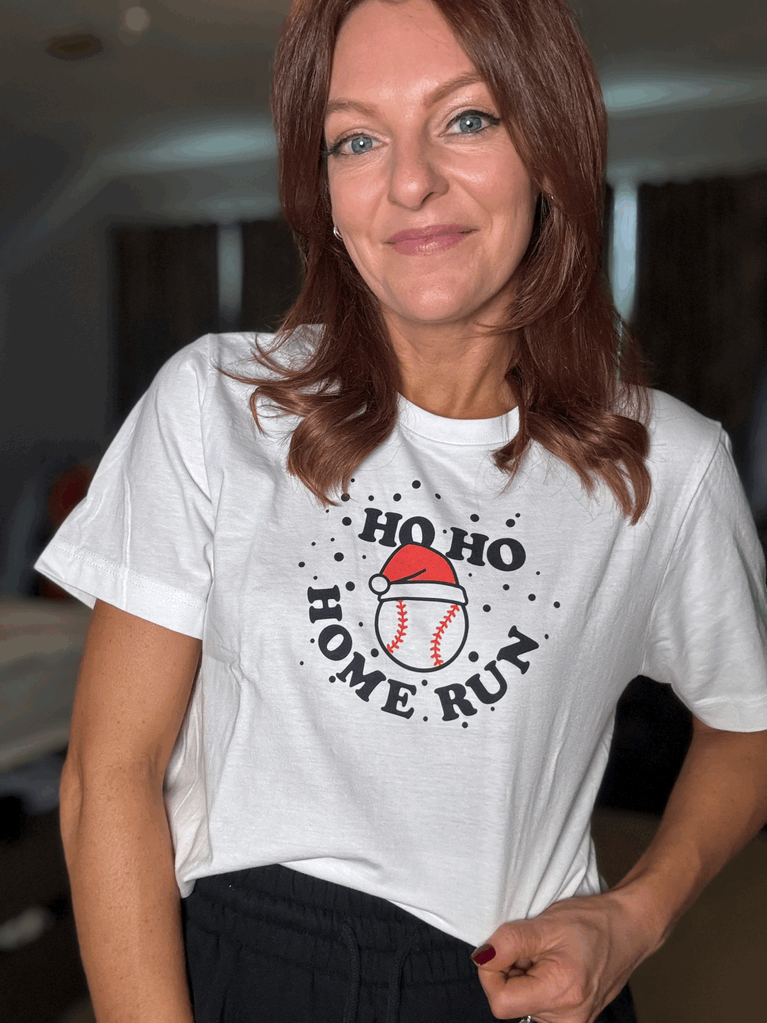 Ho Ho Home Run Tee — Julia Morales | Shop Baseball, Y'all