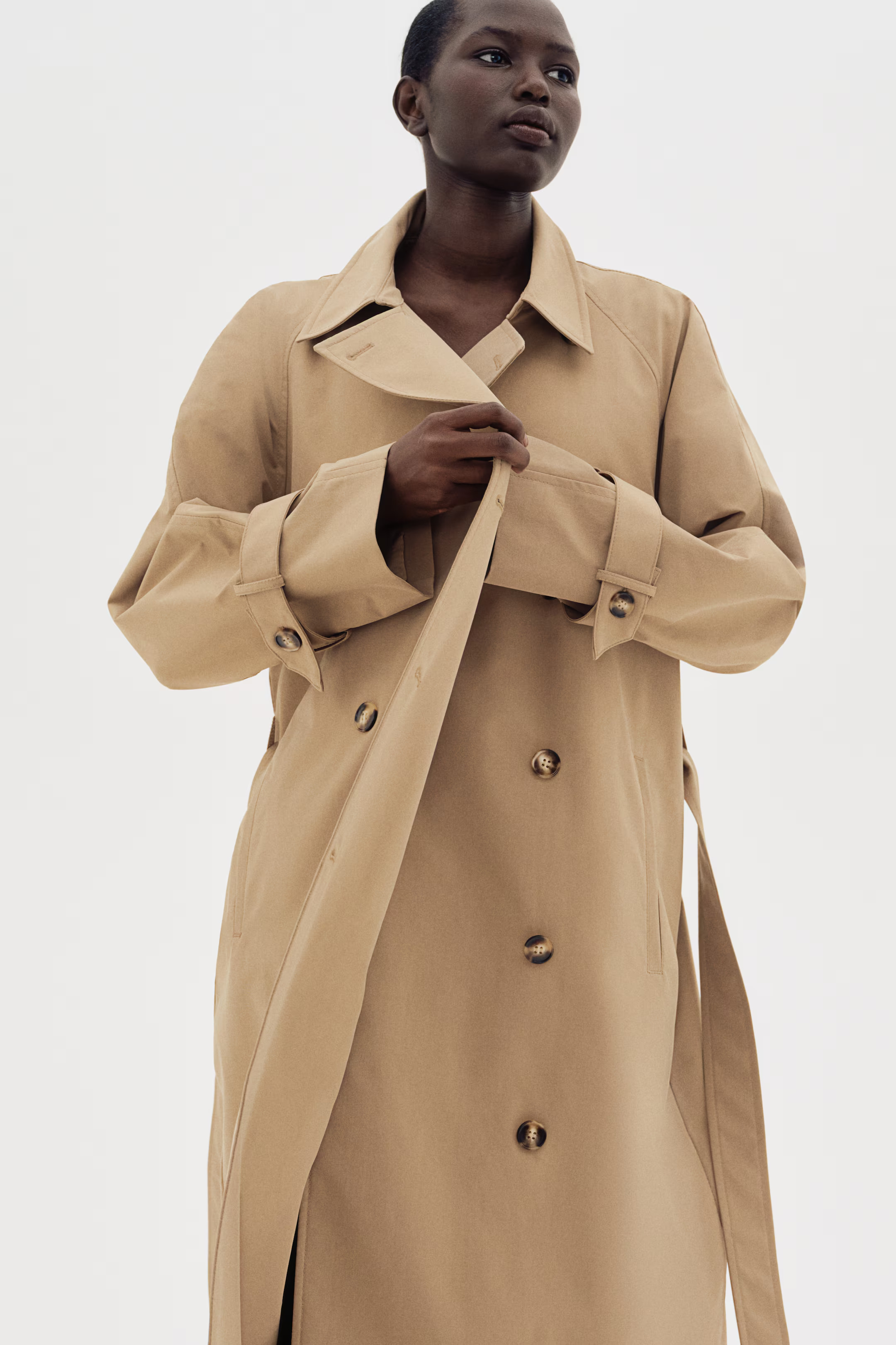 Double-breasted trenchcoat | H&M (UK, MY, IN, SG, PH, TW, HK)