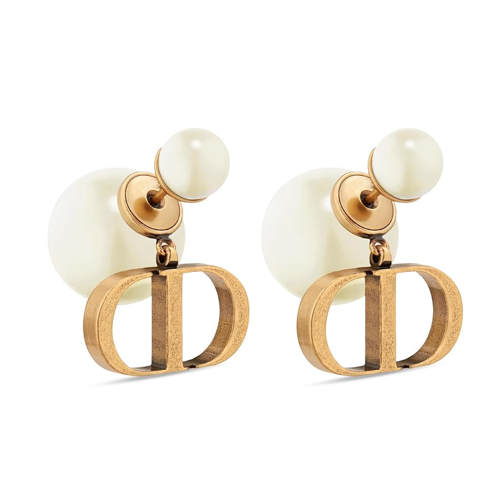 18K Gold Plated Copper Pearl Earrings for Women - Hypoallergenic Birthday Gift Ready Fine Jewelry... | Amazon (US)