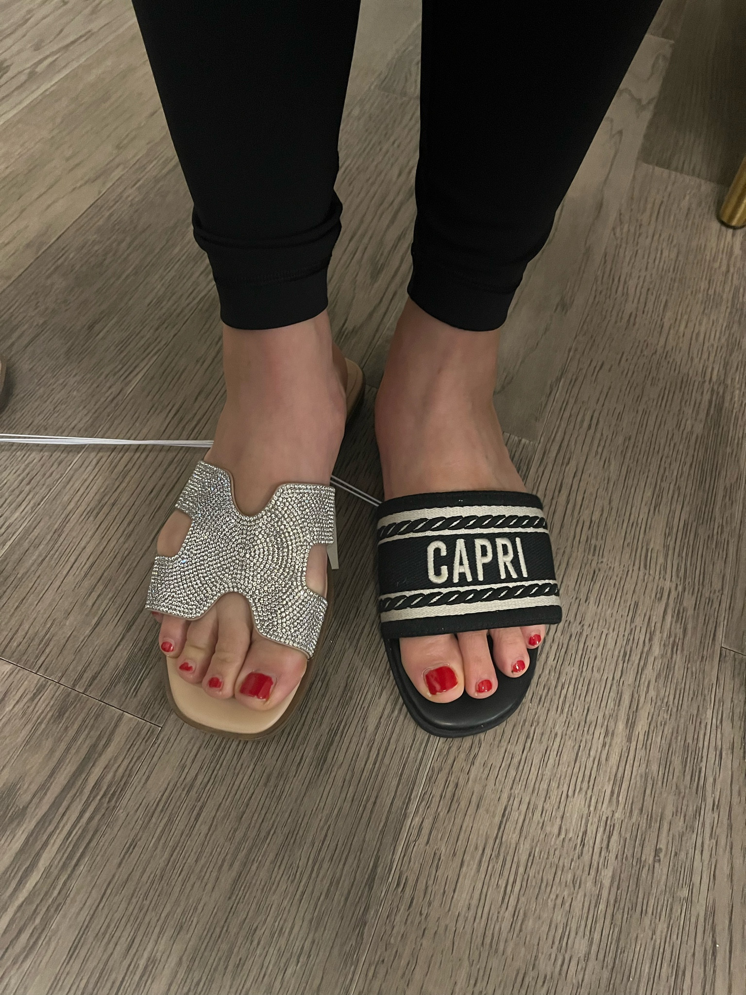 Choose your summer sandal. Beach shoe. Spring break. Wearing a 7 in both.

#LTKtravel #LTKshoecrush #LTKfindsunder50