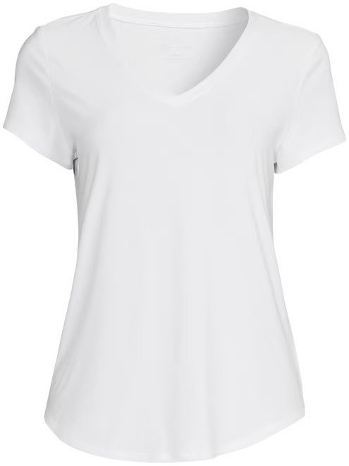 No Boundaries Junior's Brushed V-Neck T-Shirt | Walmart (US)