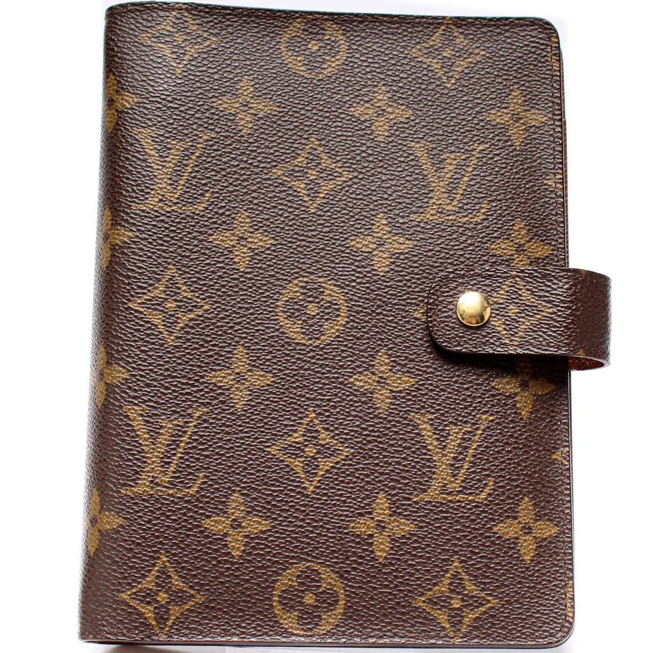 Agenda Medium Ring Monogram | Keeks Designer Handbags