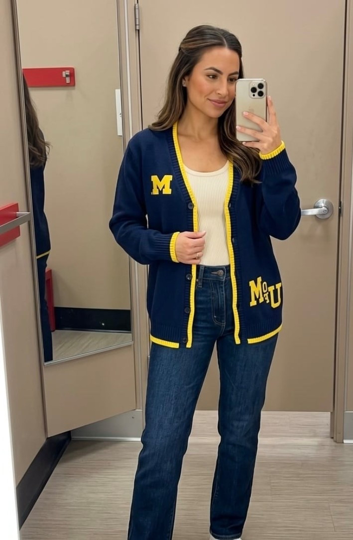 Michigan game day outfit 💙💛🏈 Target has the cutest Michigan Wolverines apparel right now! Sharing affordable Michigan game day outfits, tailgate outfit ideas, Michigan football apparel, and easy college football looks for football season.

#MichiganGameDay #MichiganWolverines #MichiganFootball #GoBlue #MichiganApparel #MichiganOutfit #GameDayOutfit #CollegeGameDay #CollegeFootballOutfit #TailgateOutfit #FootballOutfit #TargetFinds #TargetStyle #GameDayStyle #LTKFinds #LTKStyle
 

 