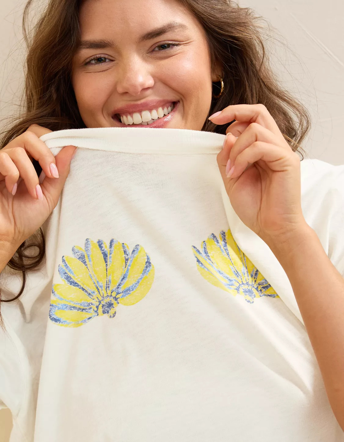 Aerie Oversized Crew Boyfriend T-Shirt | American Eagle Outfitters (US & CA)