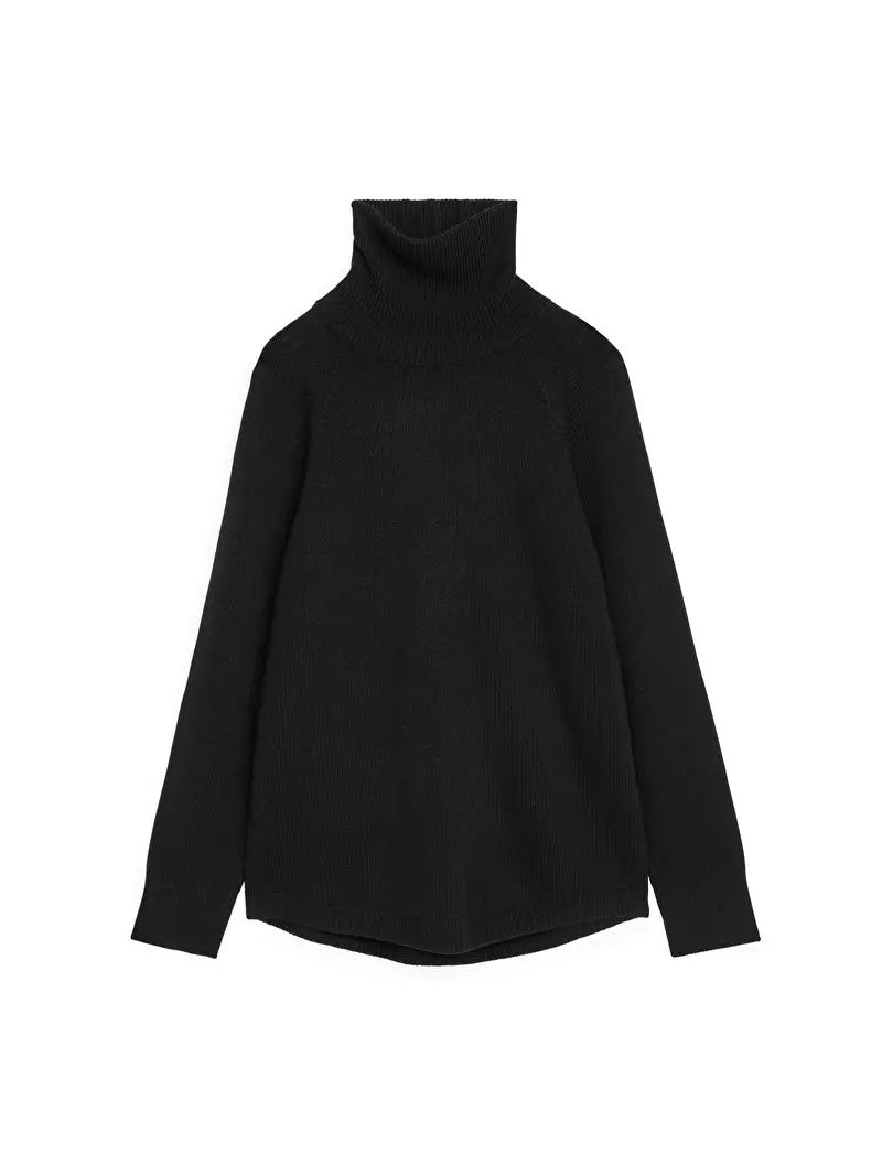 Roll-Neck Cashmere Jumper | ARKET (US&UK)