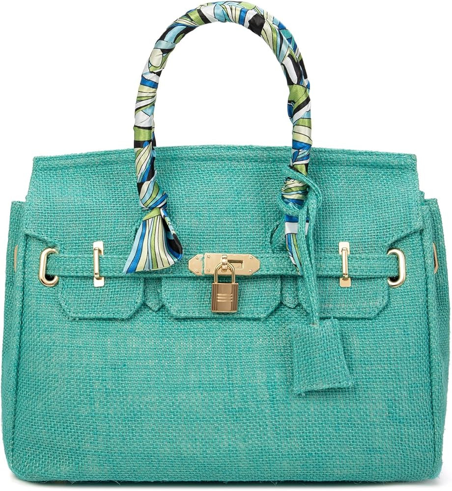 Balin Designs Sustainable Woven Jute Tote Bag for Women - Spacious & Chic Handbag for Beach with ... | Amazon (US)