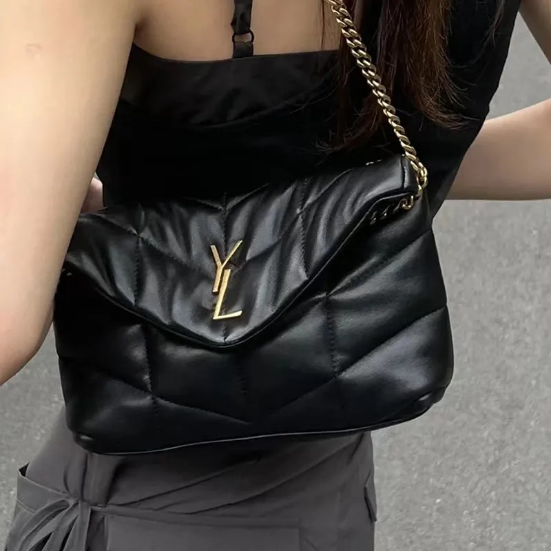 Designer Bag Women's Wallet Black Silver Gold Handbag Caviar Cloud Bag Gold Chain Bag Three Size ... | DHGate