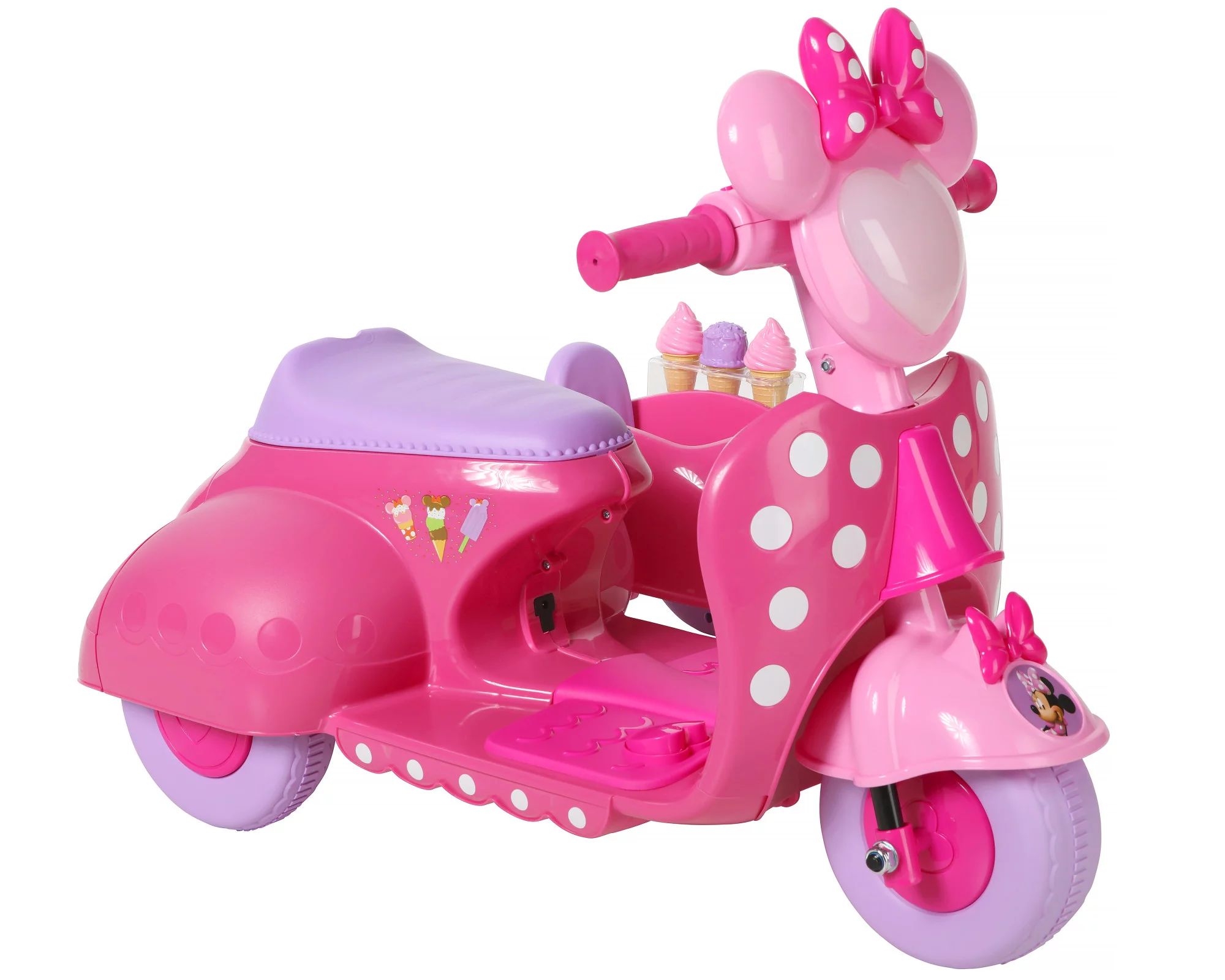 Minnie Mouse 6V Sidecar Scooter - Walmart.com | Walmart (US)