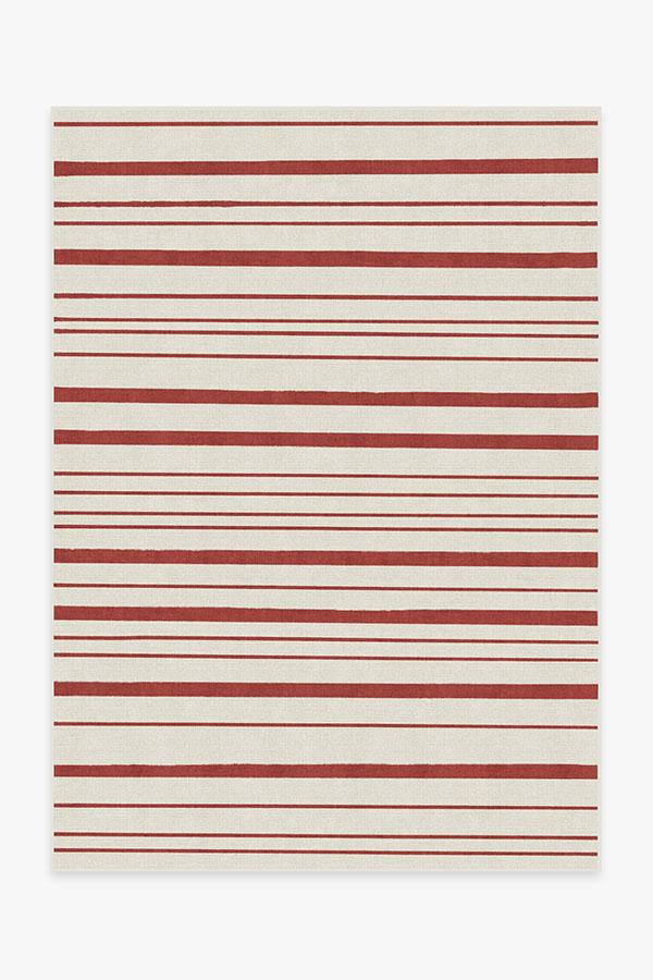 Hudson Stripe Red Rug | Ruggable