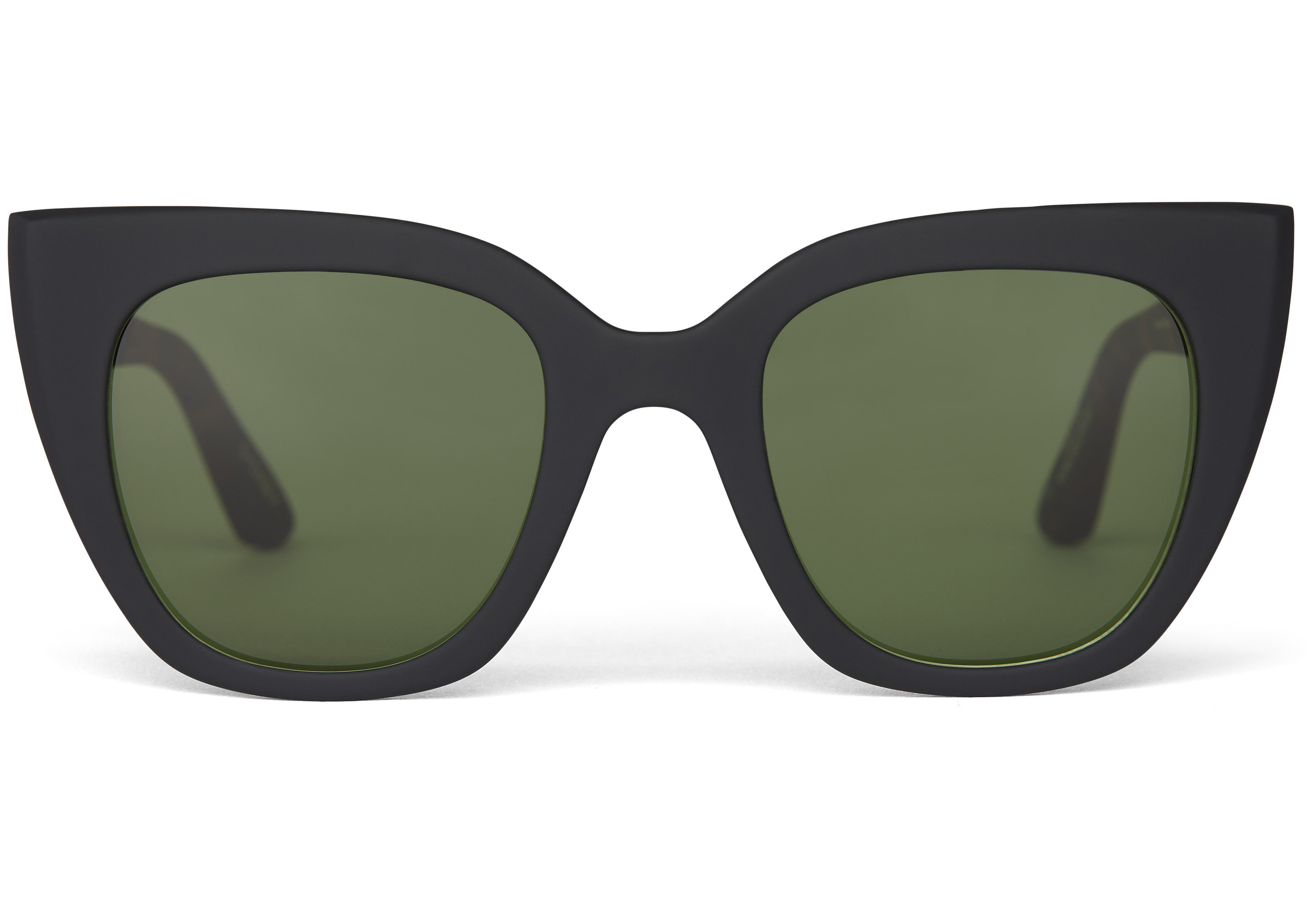 TRAVELER Collection Sydney Matte Black Tortoise Frame Bottle Green Polarized Lens | TOMS | TOMS (US)