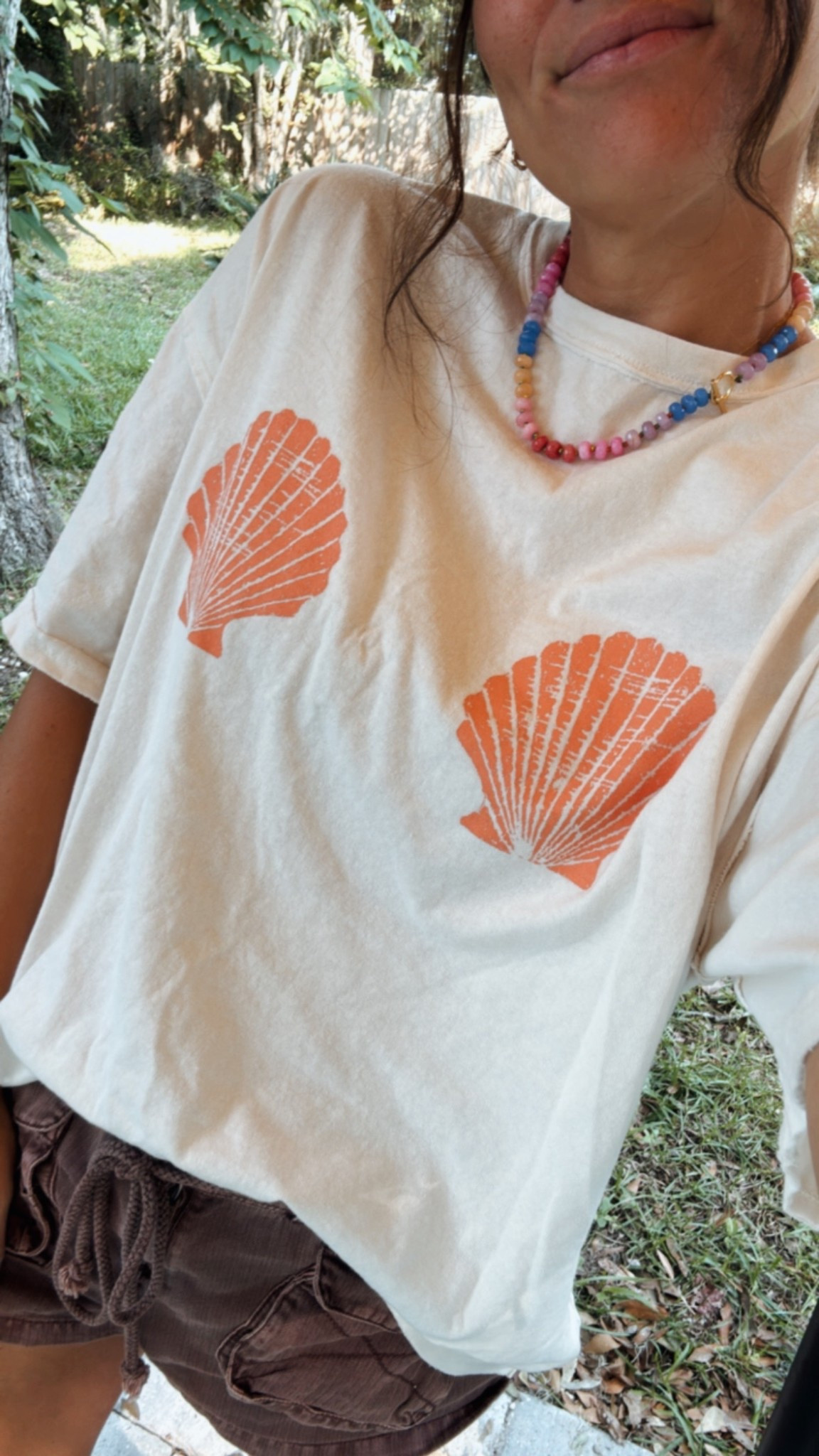 Shell tee 