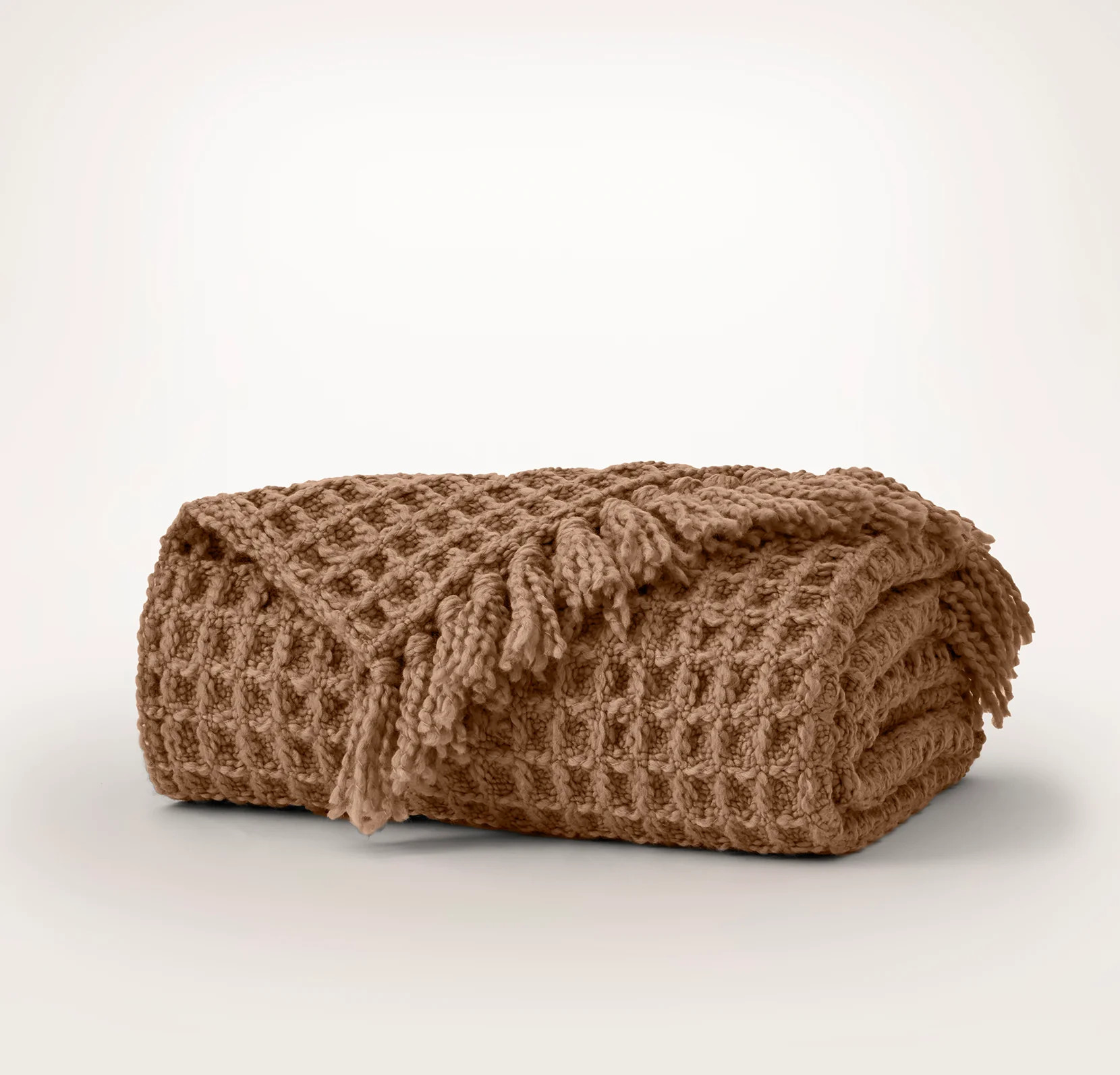 Grand Waffle Merino Wool Throw Blanket | Boll & Branch