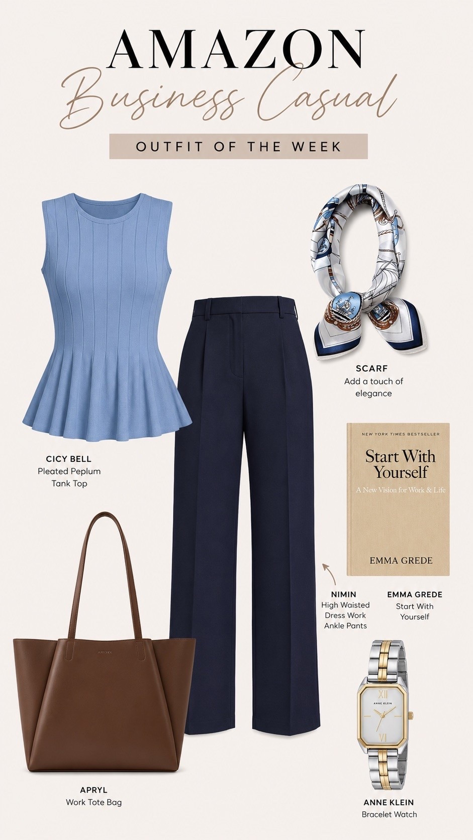 Cute business casual outfit all from Amazon! Love this knit peplum top! 

Wearing small in top and XS In pants! 



Business casual outfits, summer workwear

#LTKootd #LTKWorkwear