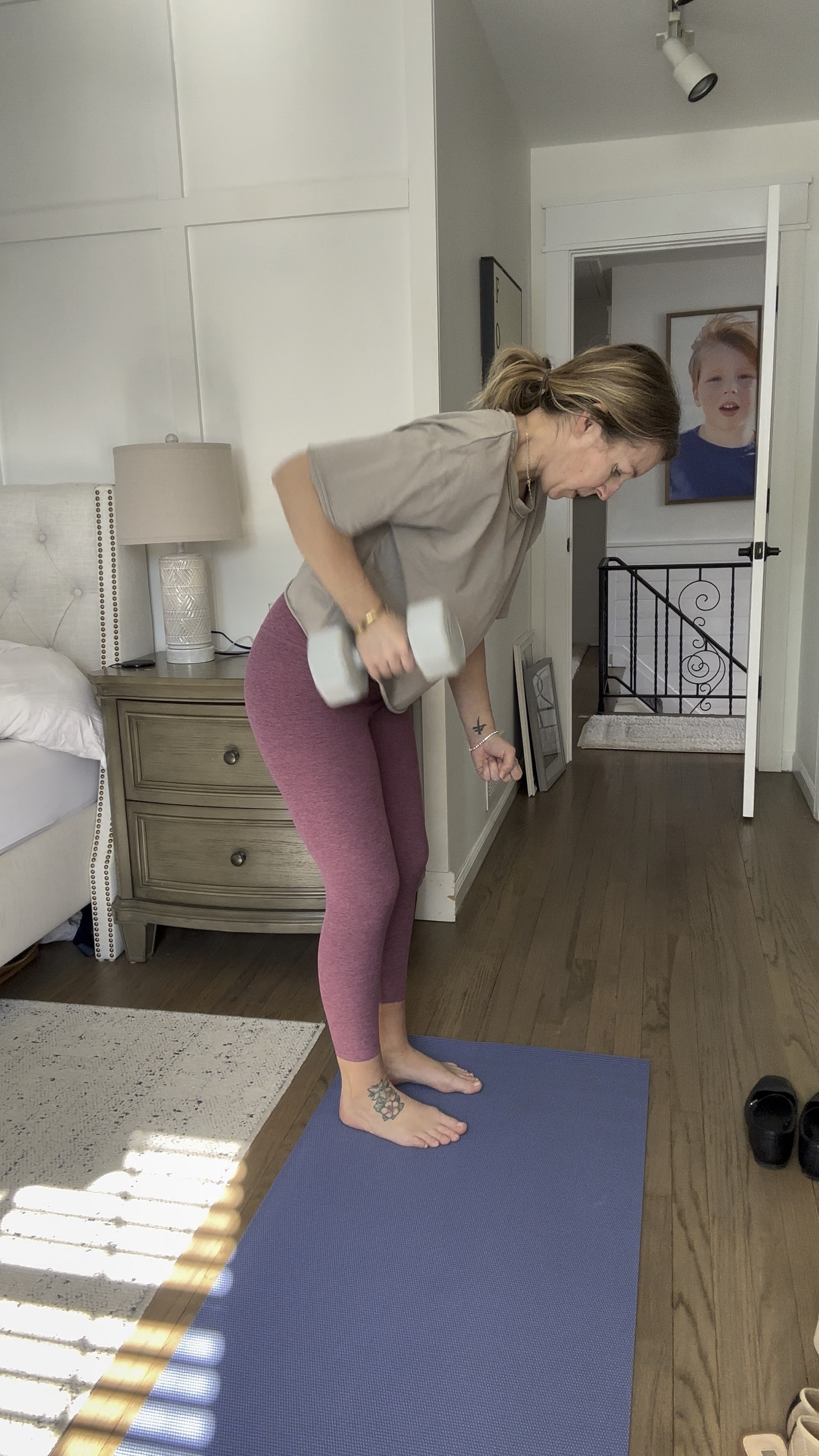 A peak at my workouts! These are the most comfortable workout pants ever. They’re technically yoga pants but I wear them for everything. Peachy soft and so smoothing and flattering. I’m in a mediums in both. The top is buttery smooth and stretchy! 

#LTKWatchNow #LTKActive #LTKFitness