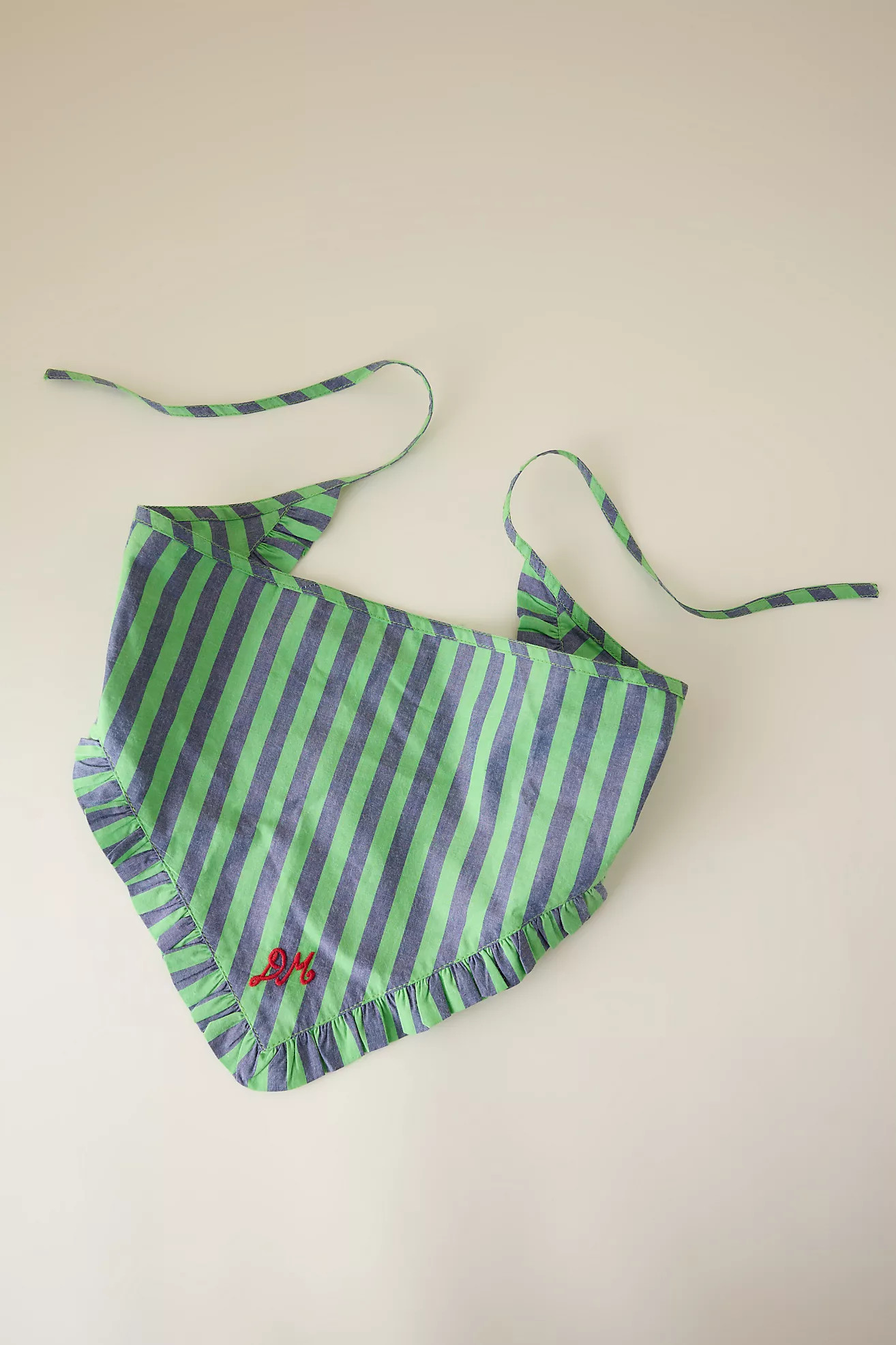 Damson Madder Lime & Navy Stripe Headscarf | Anthropologie (UK)