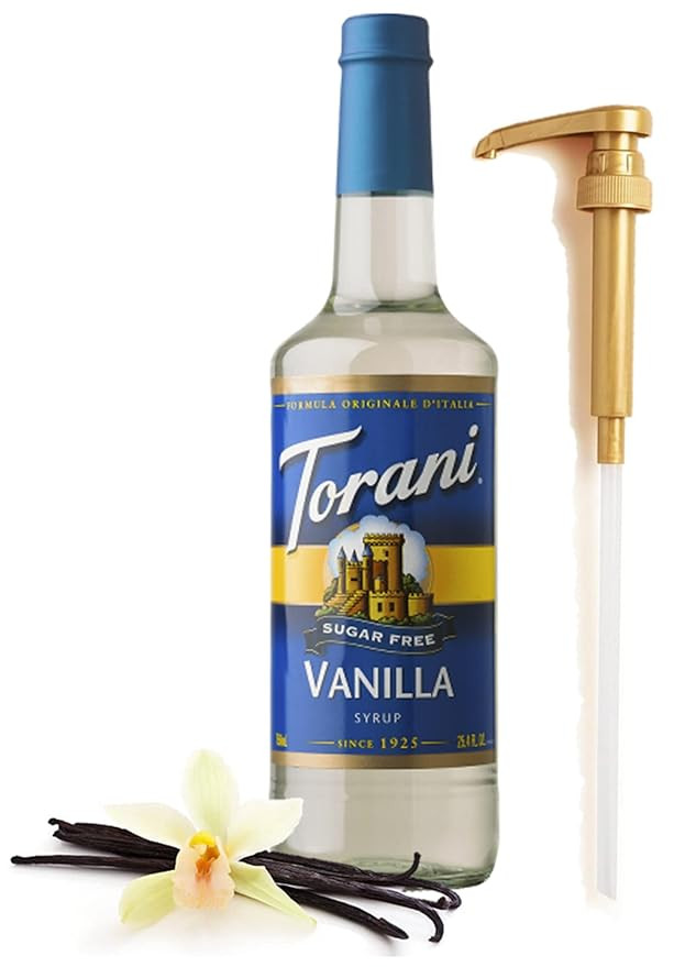 Torani Sugar Free Vanilla Syrup for Coffee 25.4 Ounces for Vanilla Flavored Syrup with Fresh Fine... | Amazon (US)
