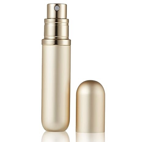 Refillable Portable Mini Perfume Atomizer for Travel, 5ml Luxury Empty Leakproof Pump Perfume Spr... | Amazon (US)
