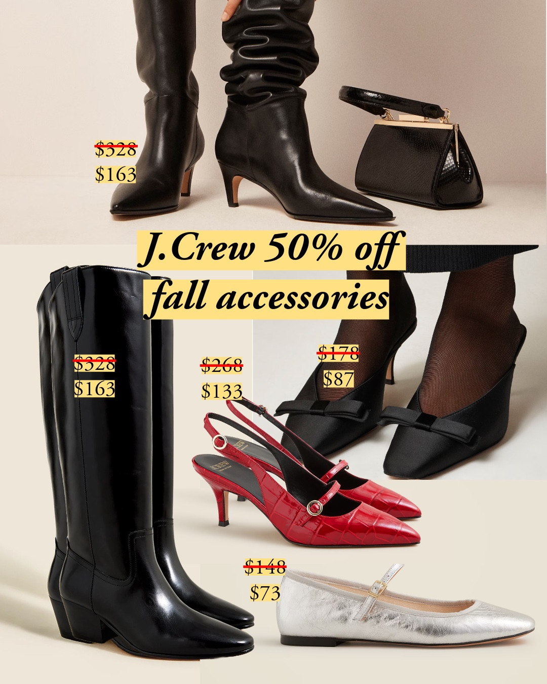 J.Crew is running a 50% sale today for accessories. Here are my top picks, including your favorite boots. I am amazed at the buys under $100, and it would be really smart to get cozy socks now so you can start wearing them as soon as the temps drop  

#LTKFindsUnder50 #LTKSeasonal #LTKSaleAlert