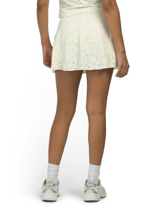 Eyelet Tiered Skort | TJ Maxx
