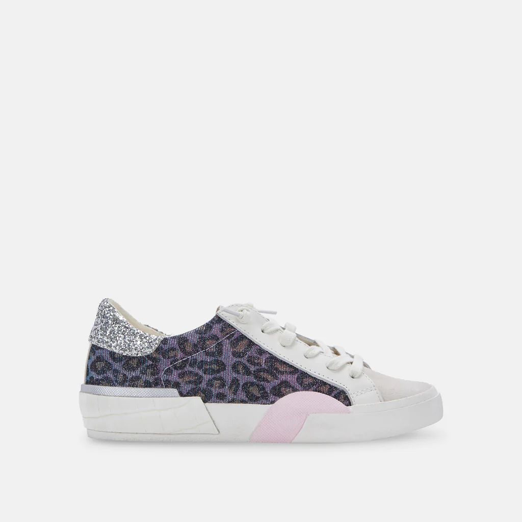 ZINA SNEAKERS LEOPARD SPLASH FABRIC | DolceVita.com