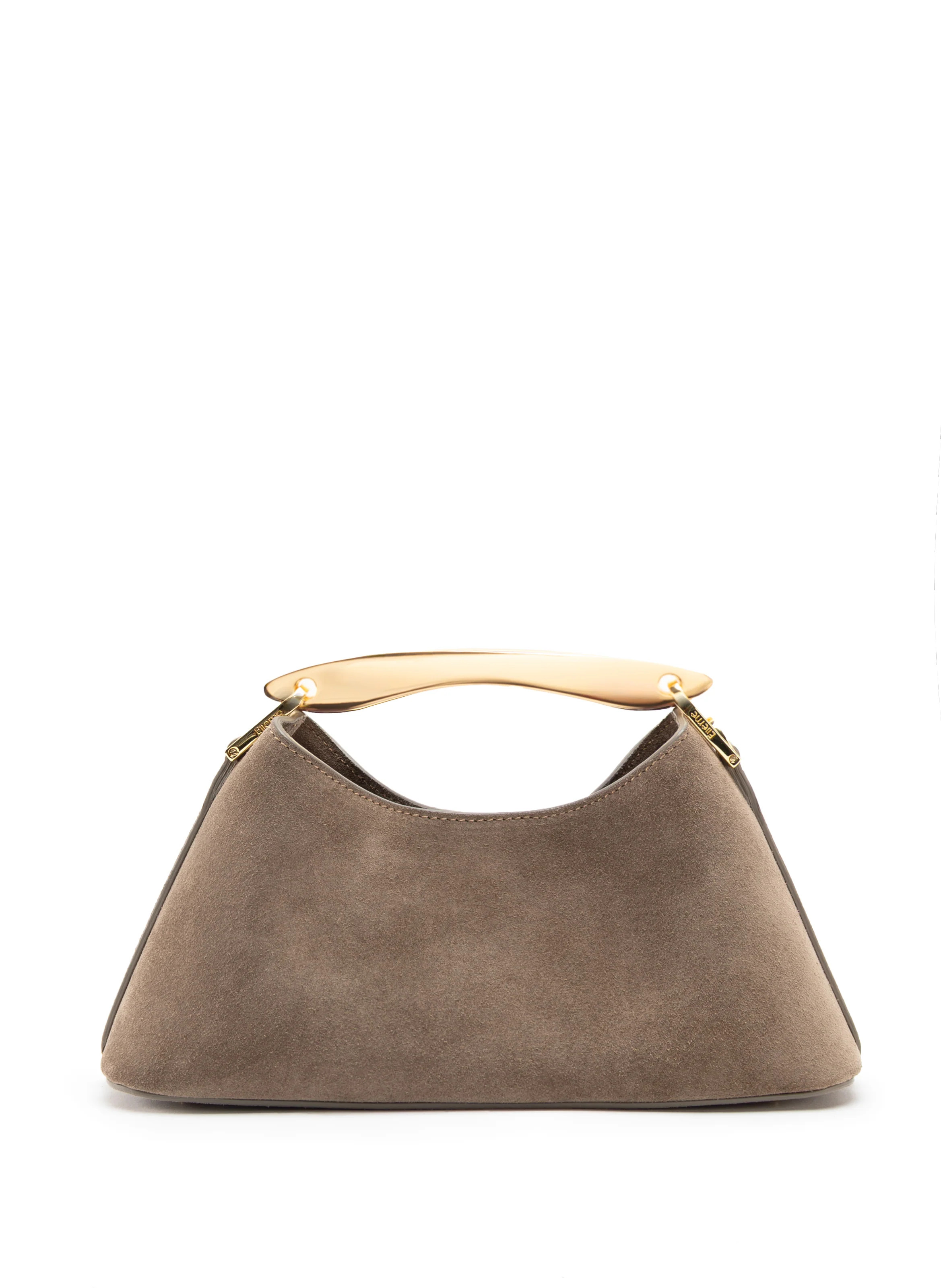 Mini Boomerang Suede Taupe - Micro Bags for Women - Elleme | Elleme