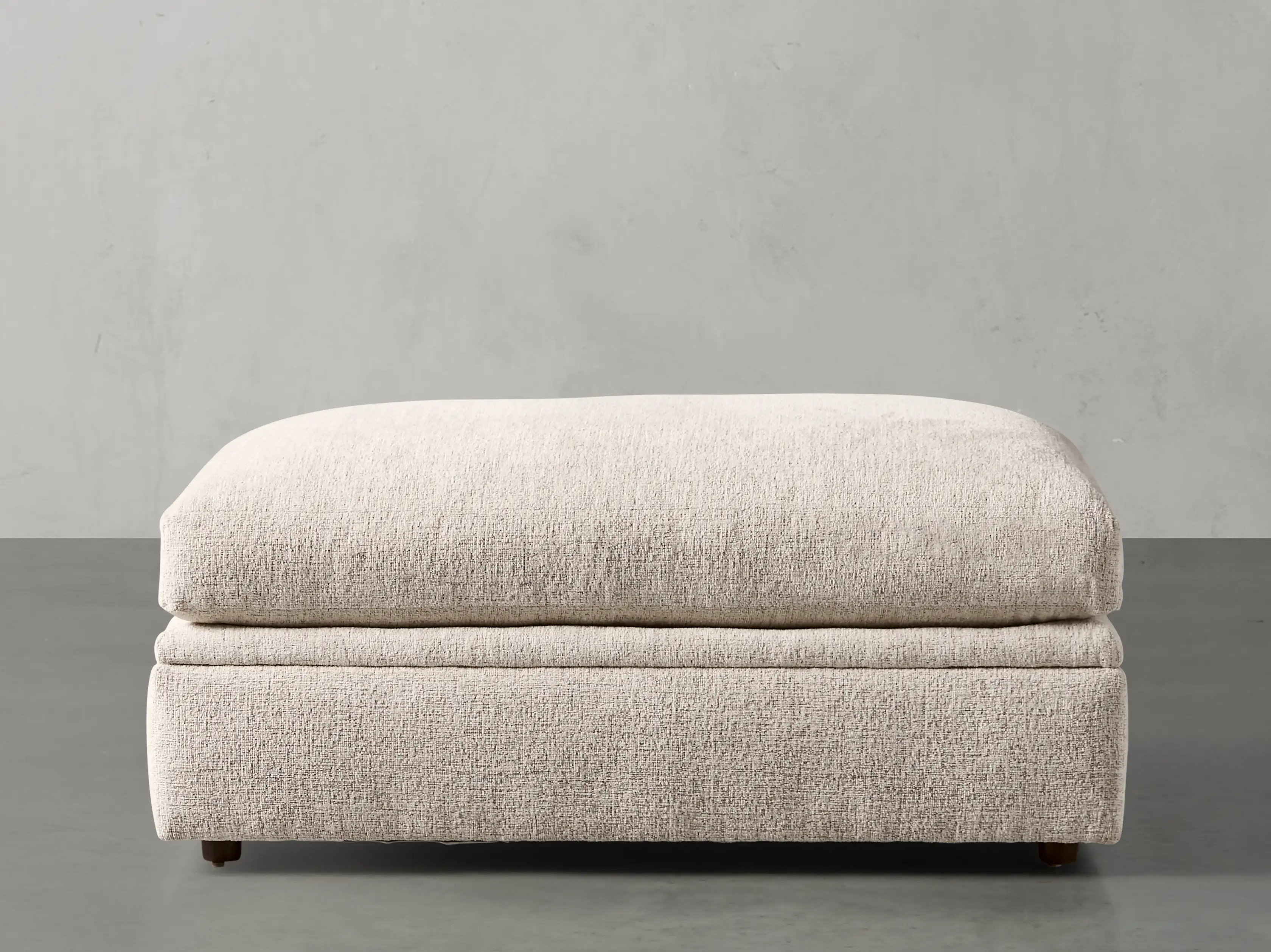 Kipton Storage Ottoman | Arhaus