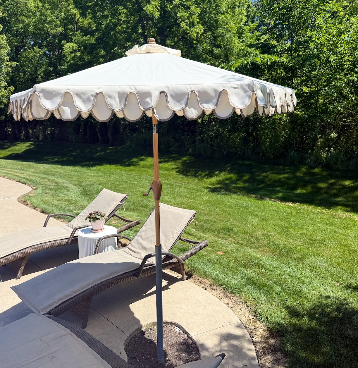 Patio umbrella from Target now on sale 

 