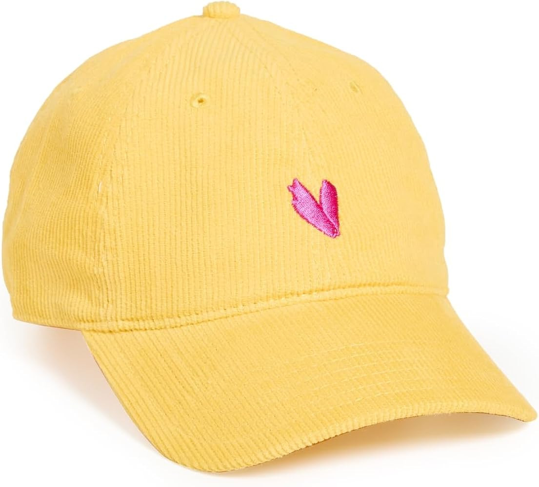 Kerri Rosenthal Women's Corduroy Baseball Hat Heart | Amazon (US)