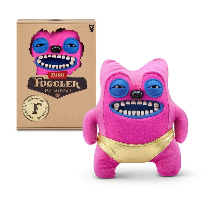 Fuggler Gold Fuggs 9 inch (Greedy Grinner), Funny Ugly Monster Soft Plush Collectible Toy by ZURU... | Walmart (US)