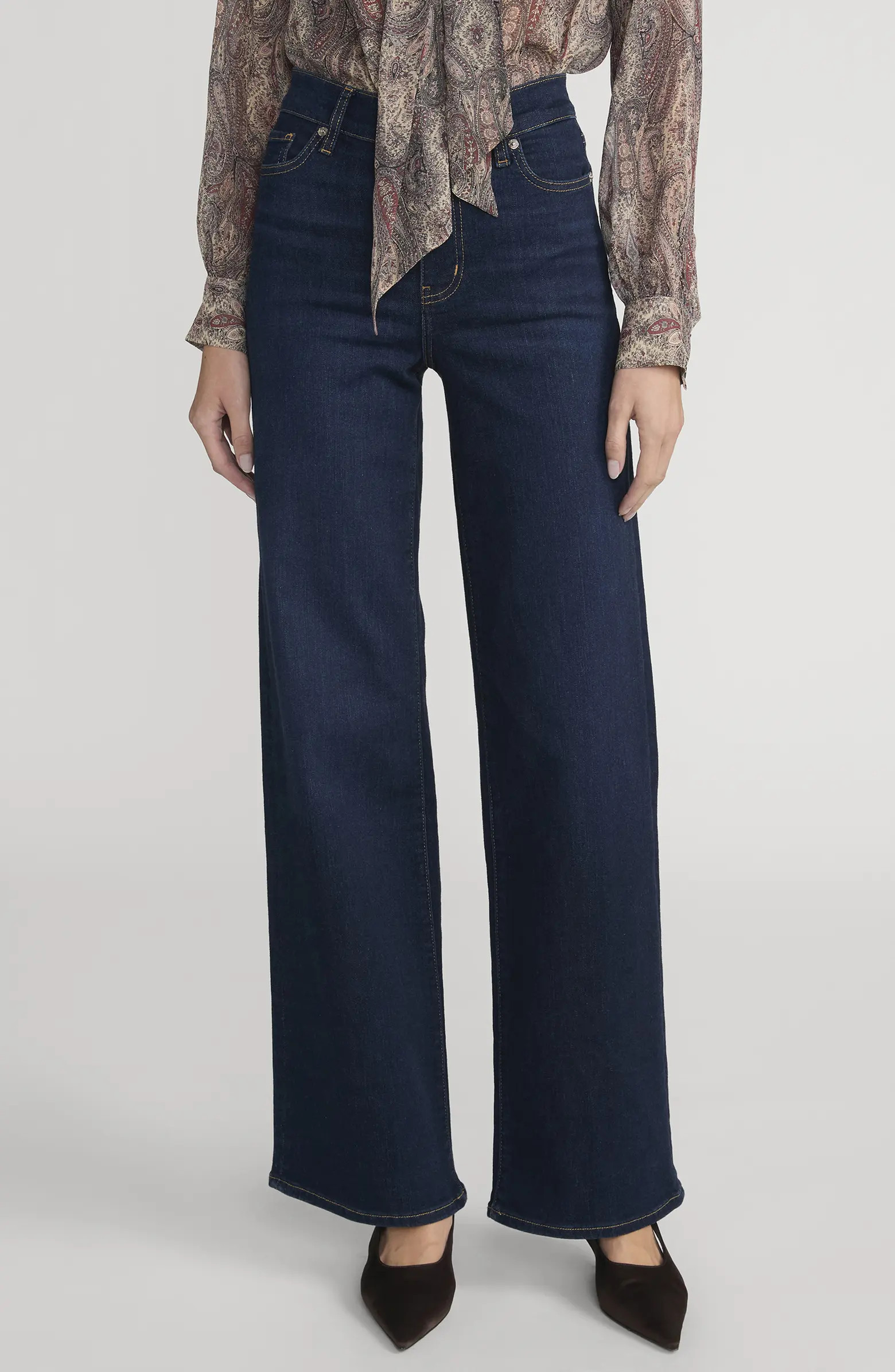 Le Slim Palazzo High Waist Wide Leg Jeans | Nordstrom